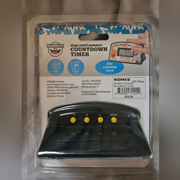 'Days Until Summer' Countdown Timer - Colorful Graphics - Picture 2 of 2